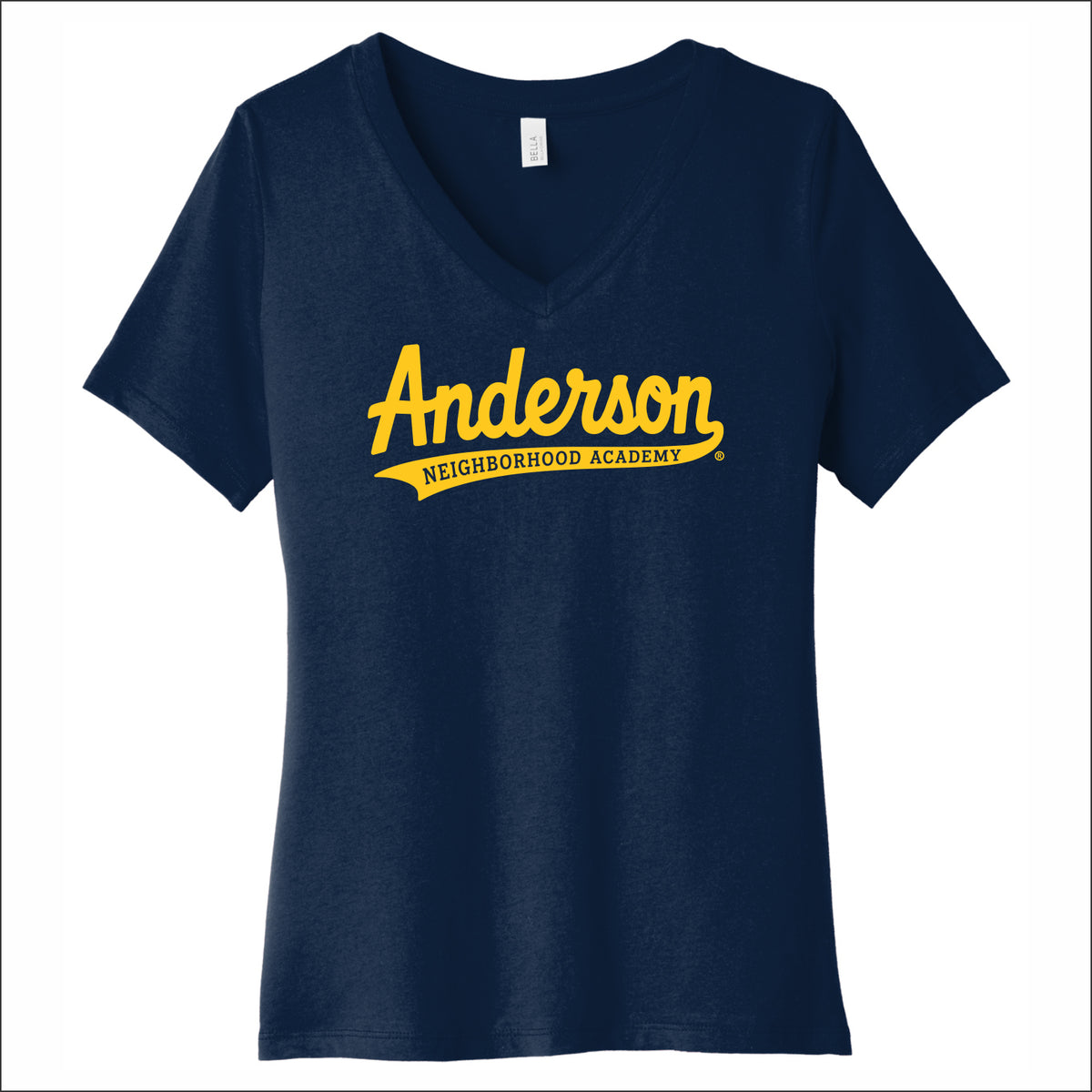 MANAS Ladies Relaxed V-Neck Tee - Design B