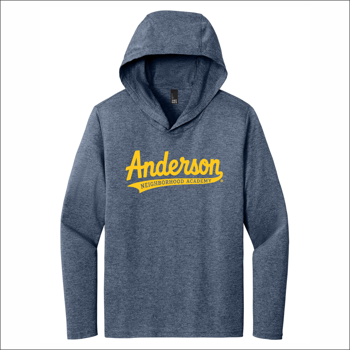 MANAS Tri-Blend Long Sleeve Hoodie - Design B