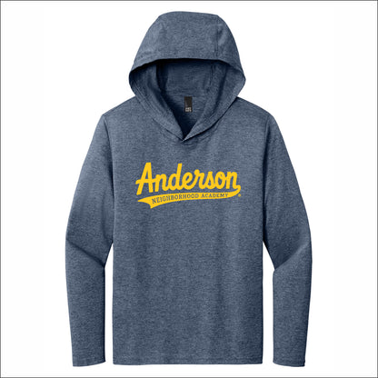 MANAS Tri-Blend Long Sleeve Hoodie - Design B
