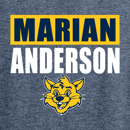 MANAS Tri-Blend Long Sleeve Hoodie - Design A
