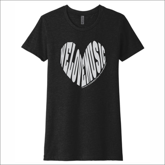 Music Connections Women's Fitted CVC T-Shirt