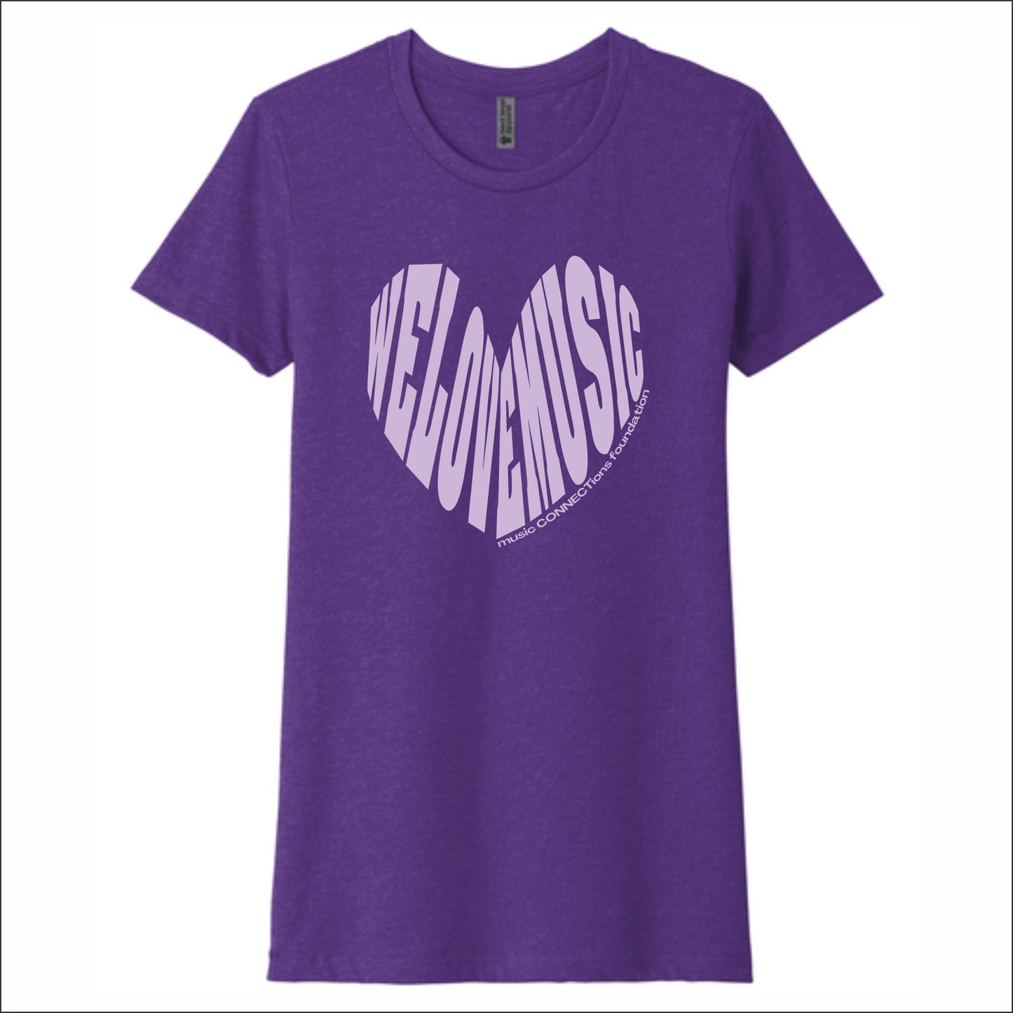 Music Connections Women's Fitted CVC T-Shirt