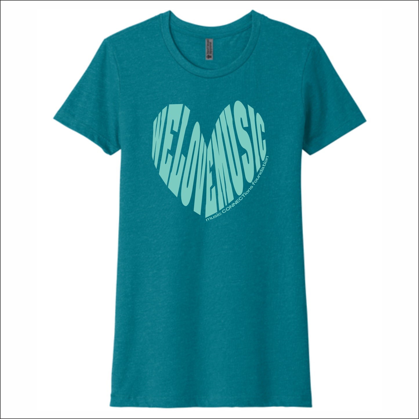 Music Connections Women's Fitted CVC T-Shirt