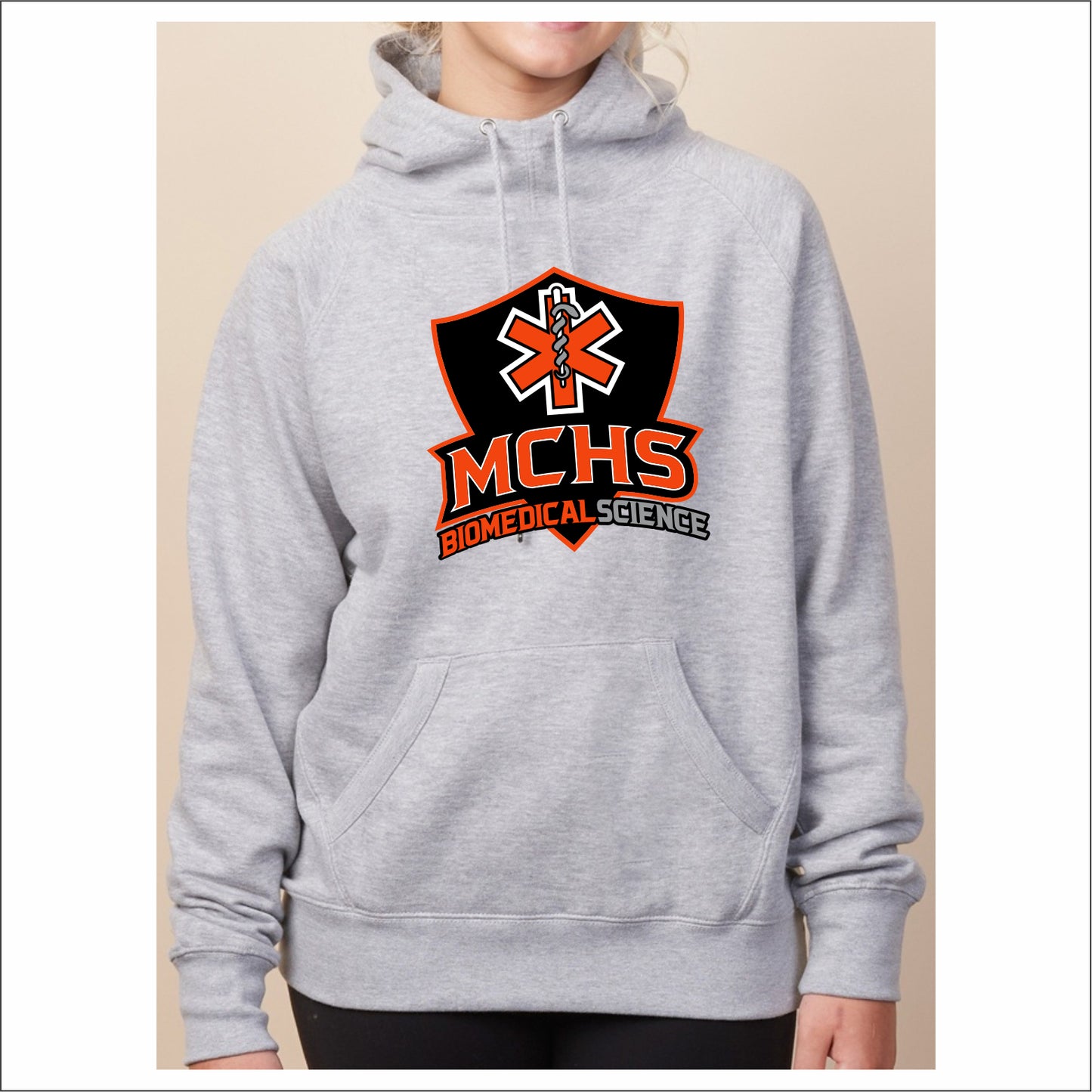 MCHS Biomedical Science Ladies Scuba Neck Hoodie - Des. A