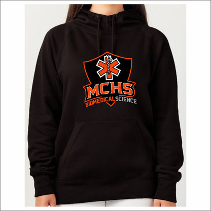 MCHS Biomedical Science Ladies Scuba Neck Hoodie - Des. A