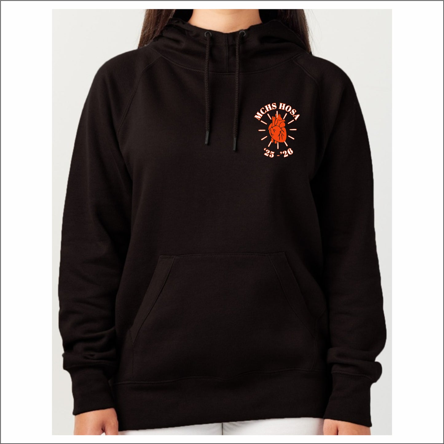 MCHS Biomedical Science Ladies Scuba Neck Hoodie - Des. B