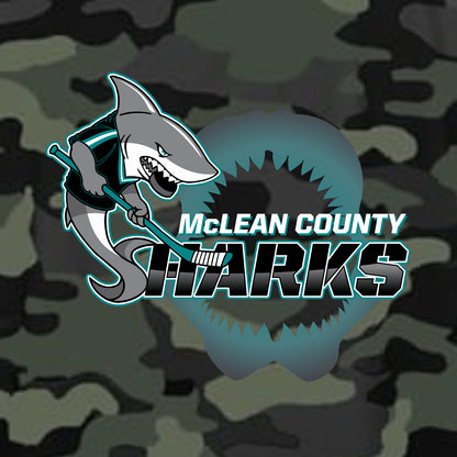 MCYHA Sharks Camo Print Performance T-shirt