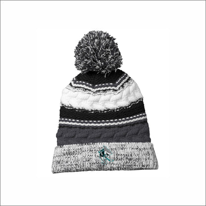 MCYHA Sharks Chunky Pom Pom Team Beanie