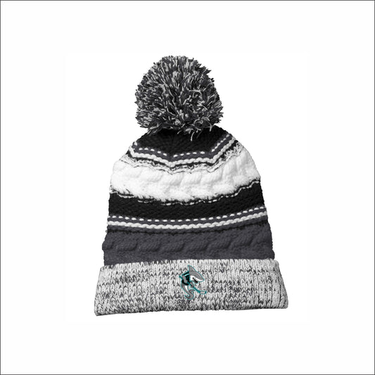 MCYHA Sharks Chunky Pom Pom Team Beanie