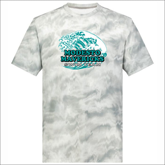 Modesto Mavericks Shockwave Cotton Touch Performance Tee - Design A