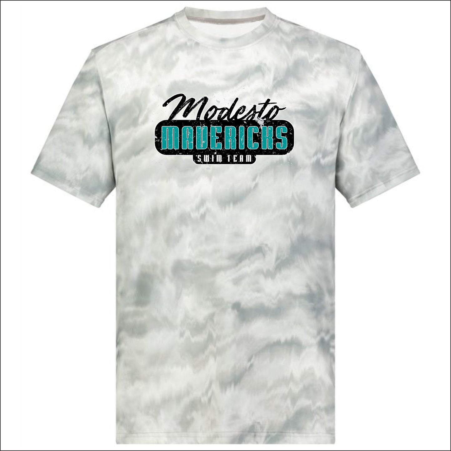 Modesto Mavericks Shockwave Cotton Touch Performance Tee - Design B