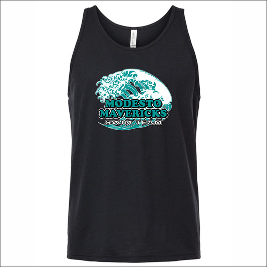 Modesto Mavericks Triblend Tank Top - Design A