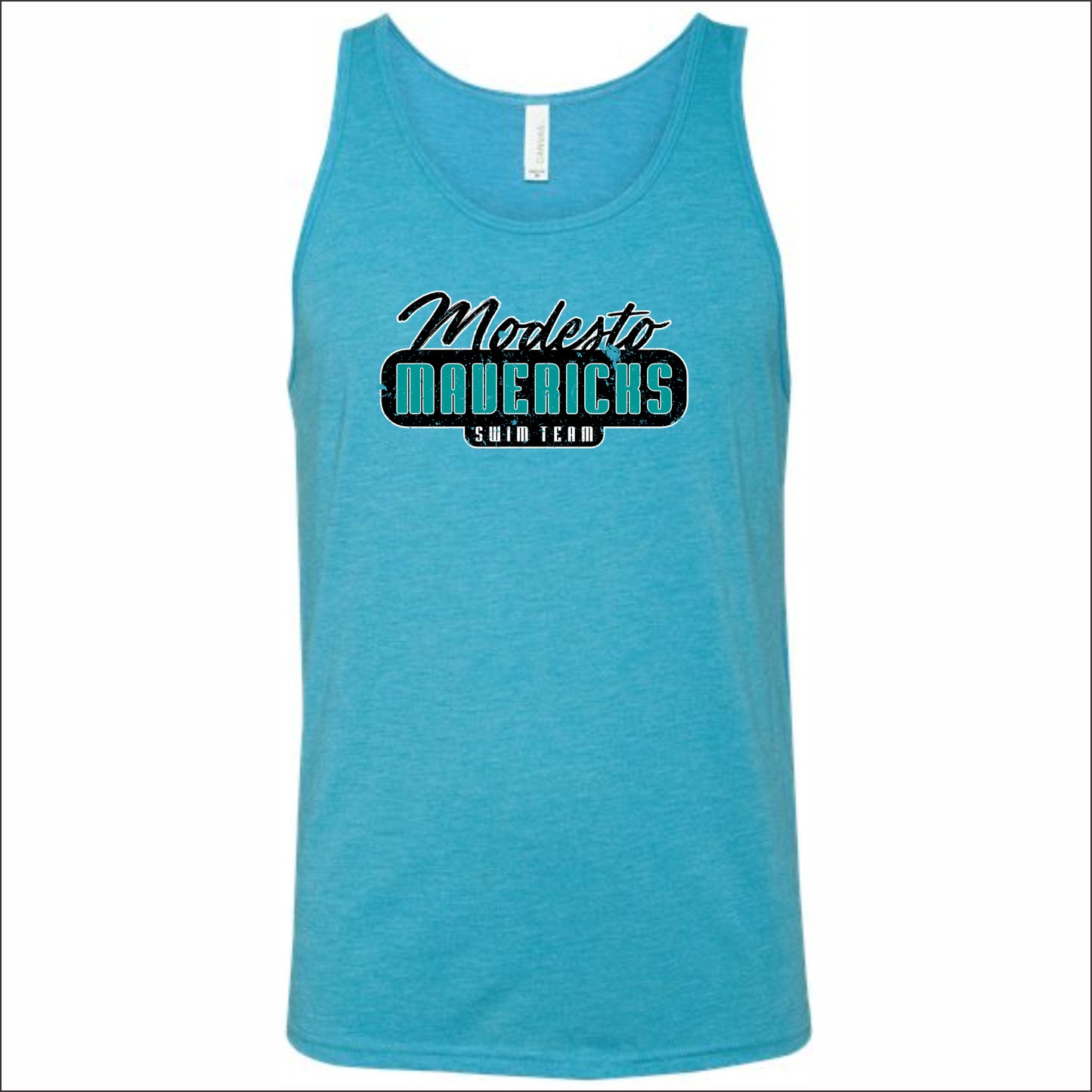 Modesto Mavericks Triblend Tank Top - Design B