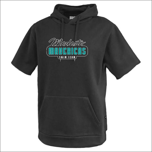 Modesto Mavericks Fleece Short Sleeve Hoodie - Design B