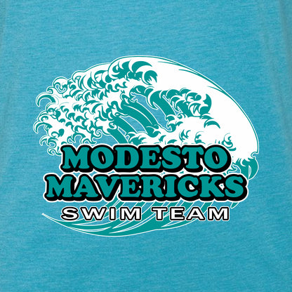 Modesto Mavericks Performance Long Sleeve T-shirt - Design A