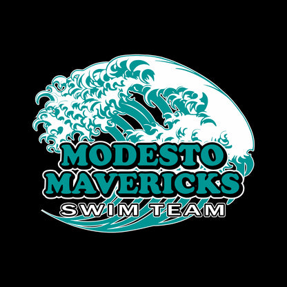 Modesto Mavericks Fleece Short Sleeve Hoodie - Design A