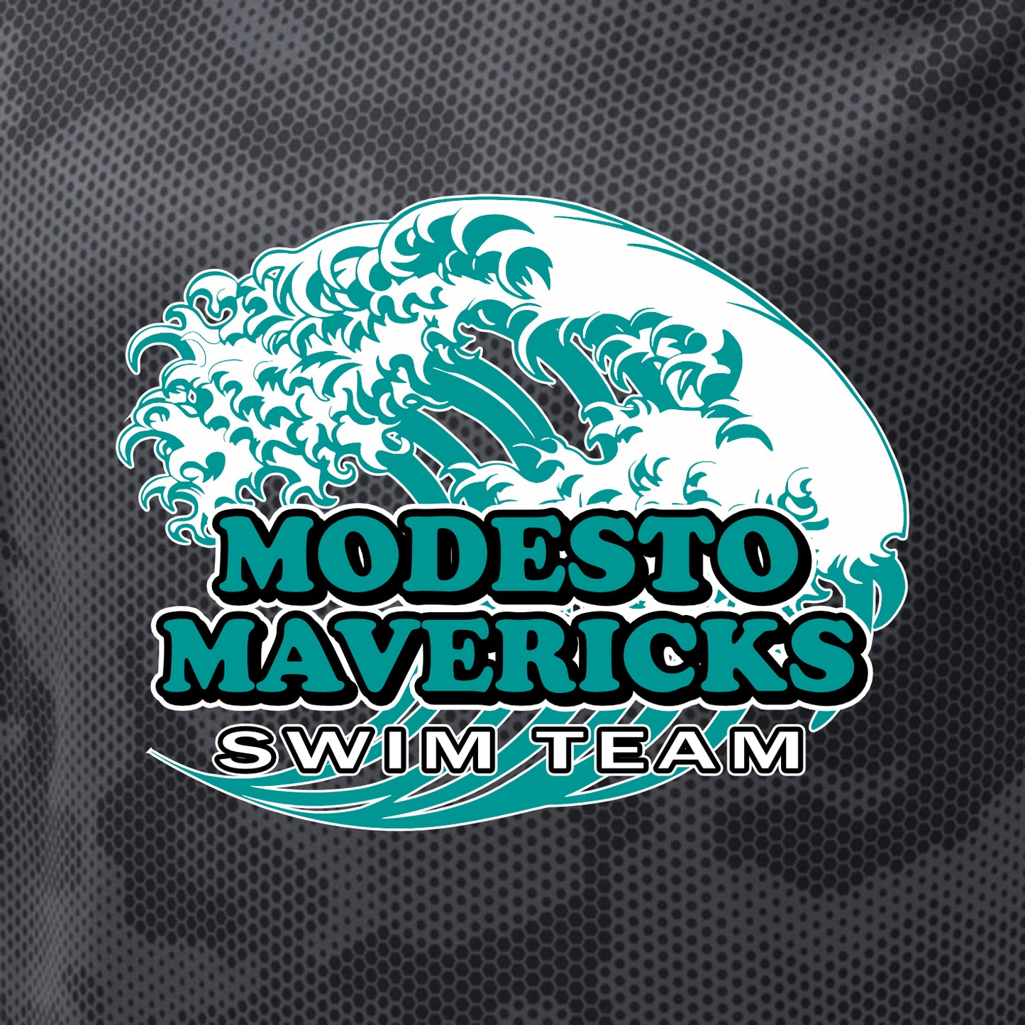 Modesto Mavericks CamoHex Performance T-shirt - Design A