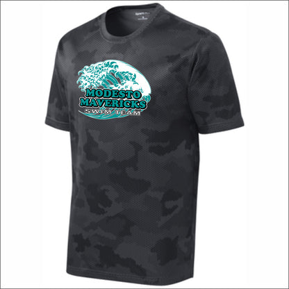 Modesto Mavericks CamoHex Performance T-shirt - Design A