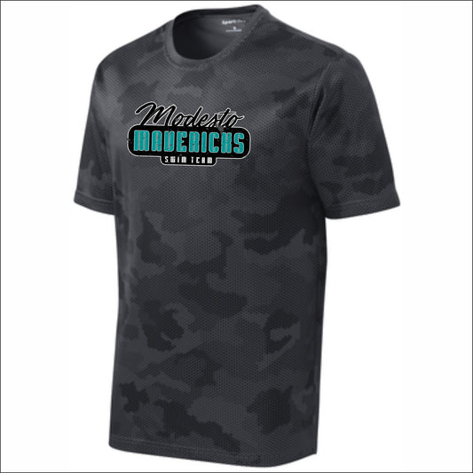 Modesto Mavericks CamoHex Performance T-shirt - Design B
