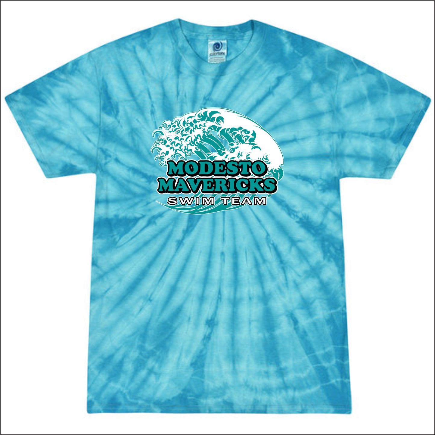 Modesto Mavericks Tie-Dye T-shirt - Design A