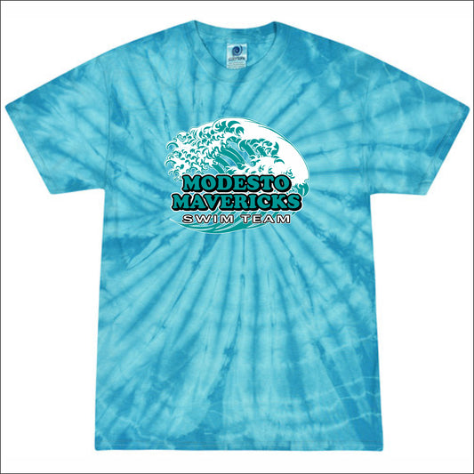 Modesto Mavericks Tie-Dye T-shirt - Design A