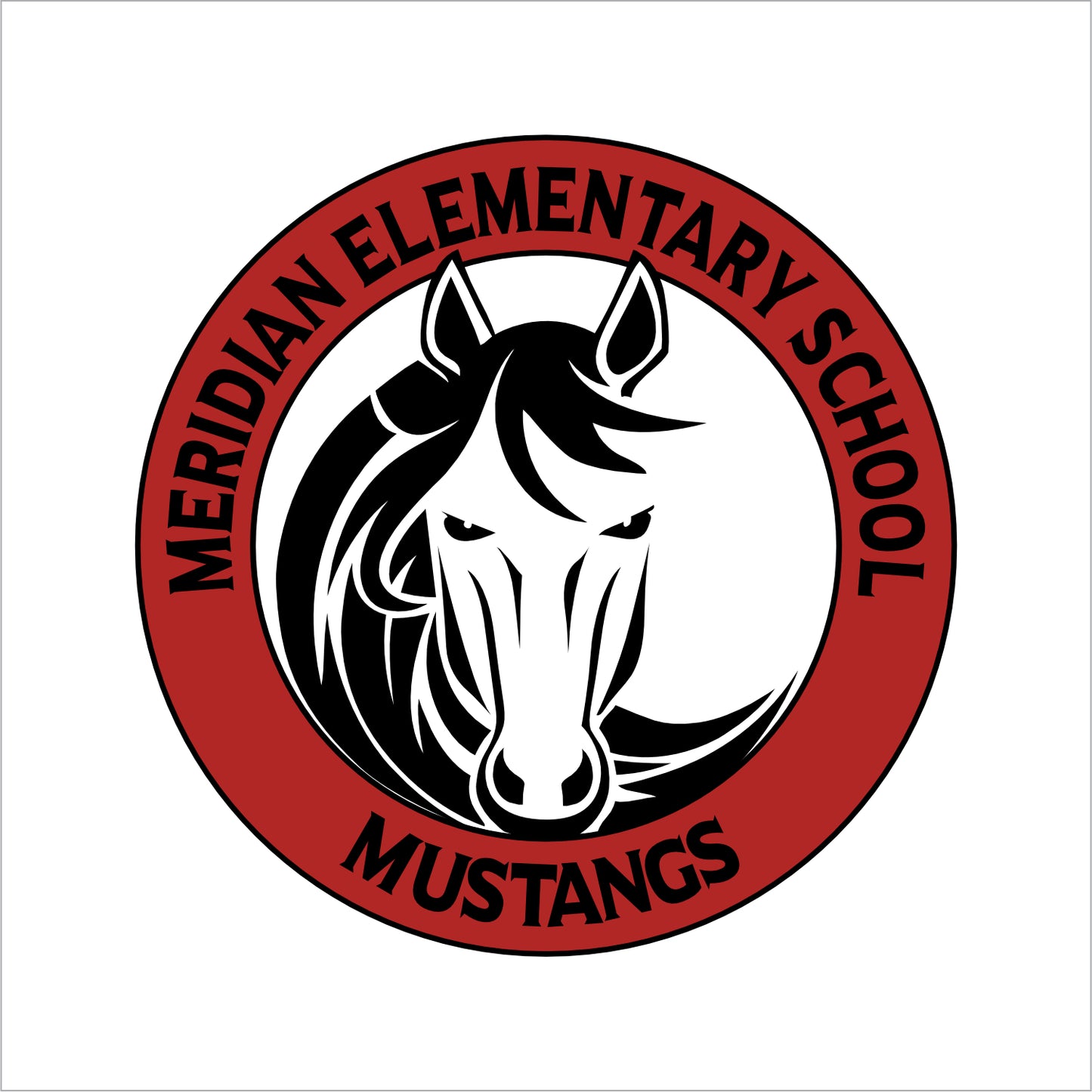 Meridian Elementary 3/4 Sleeve Baseball T-shirt - Des. A