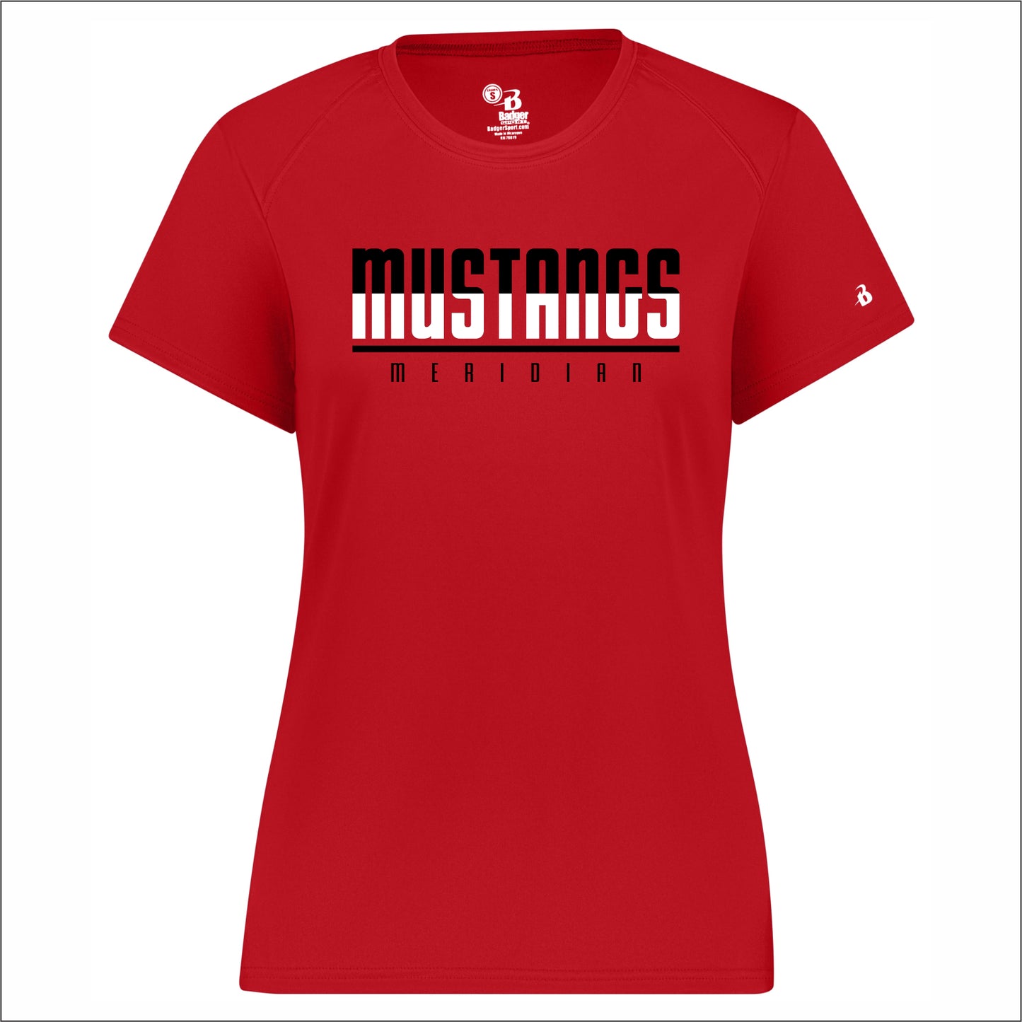 Meridian Elementary Ladies B-Core Tee - Des. B