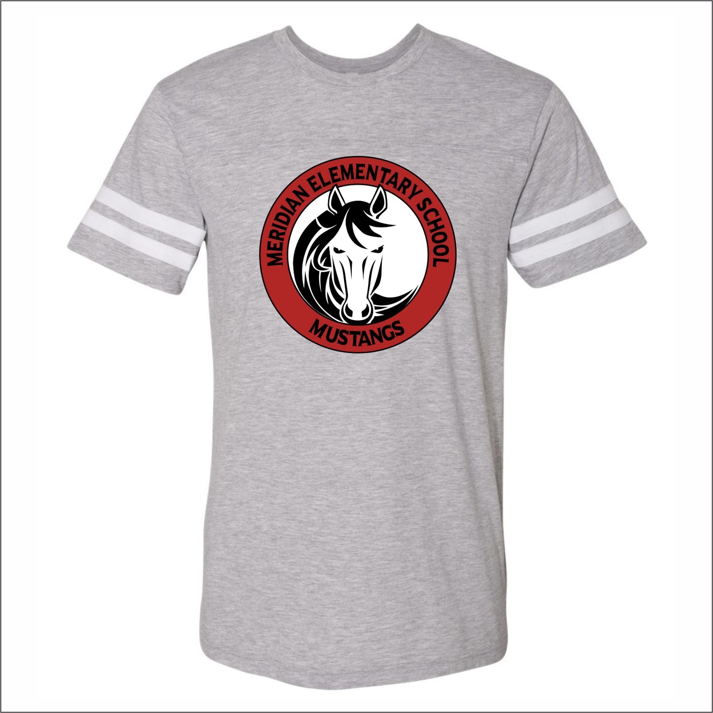 Meridian Elementary Vintage Football T-shirt - Des. A