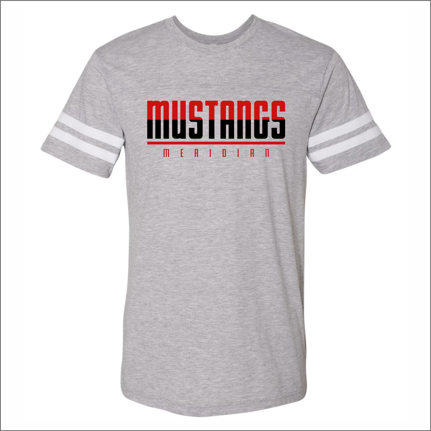 Meridian Elementary Vintage Football T-shirt - Des. B