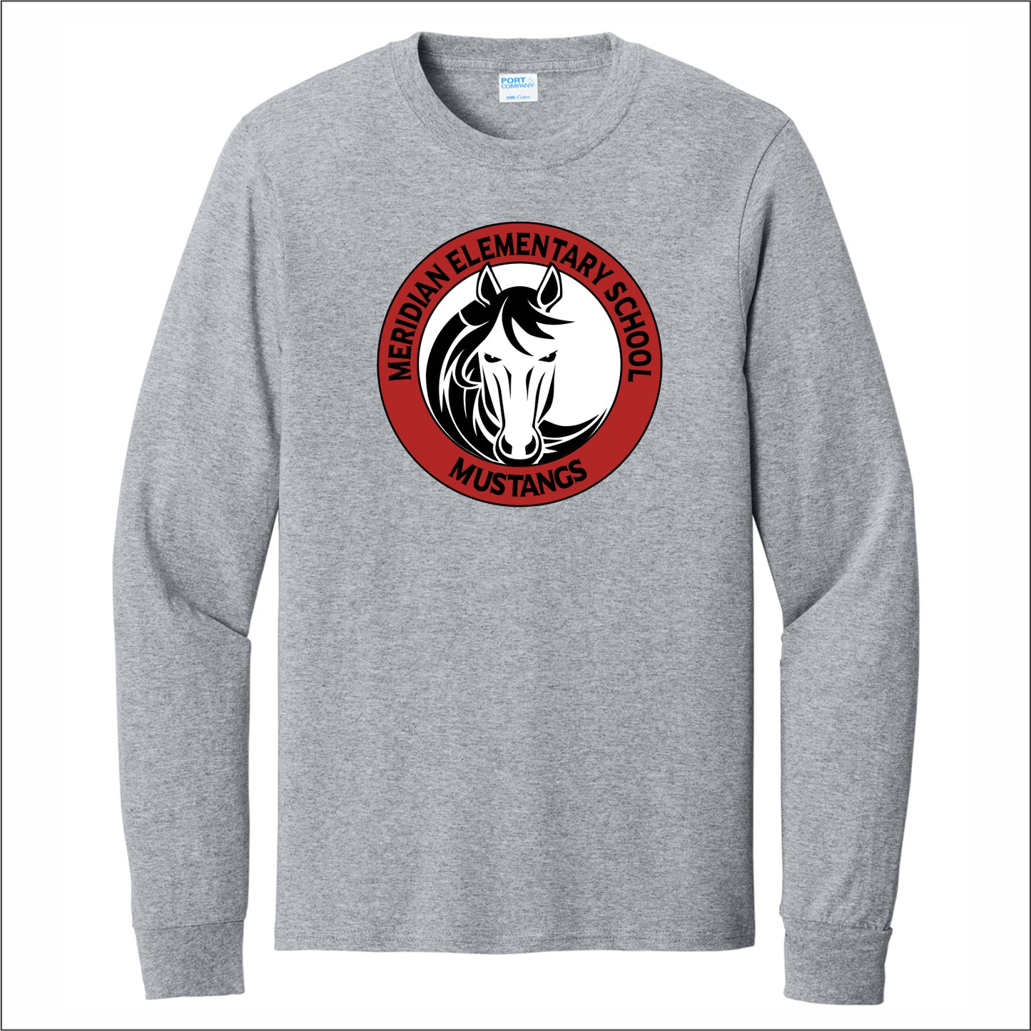 Meridian Elementary Long Sleeve T-shirt - Des. A
