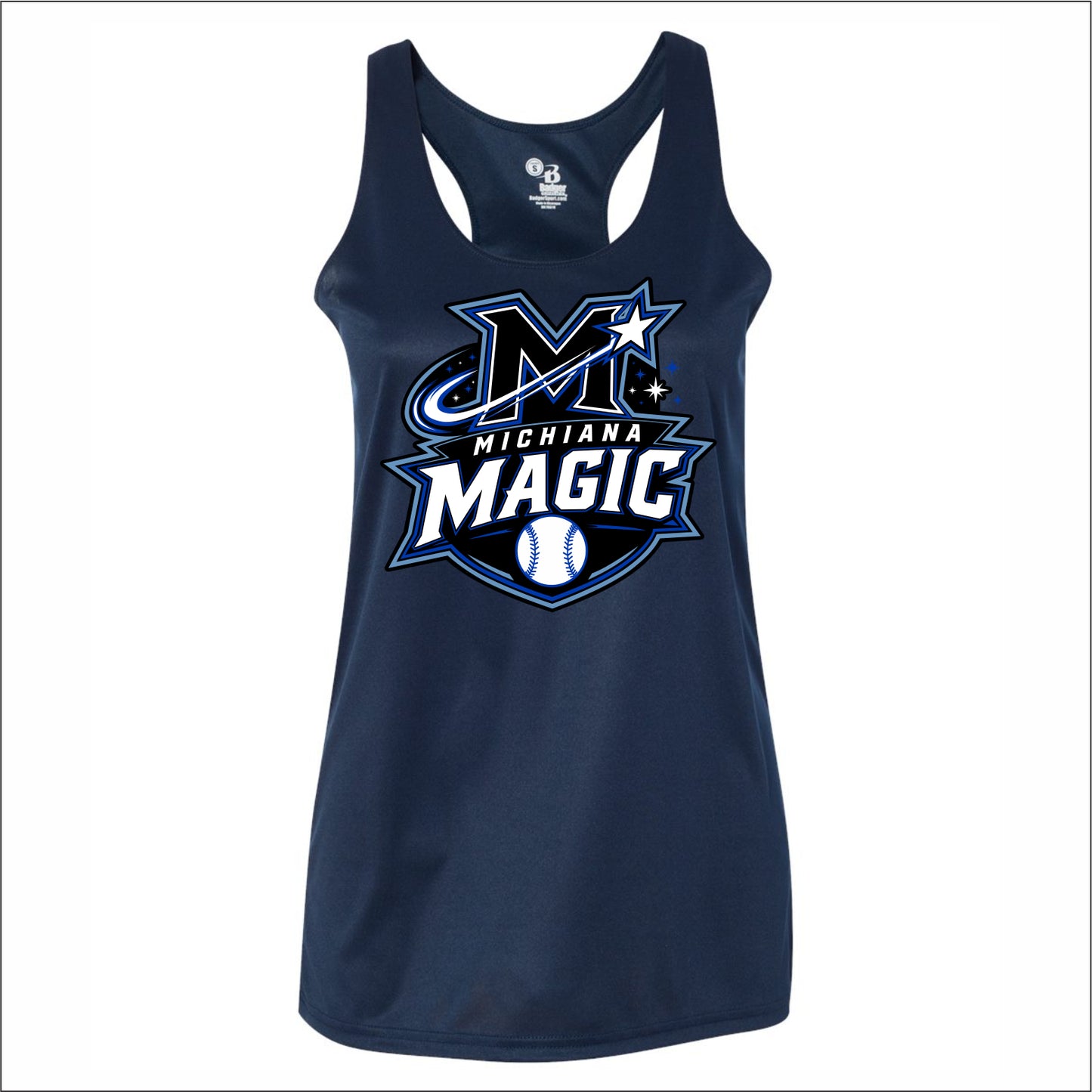 Michiana Magic Ladies Performance Racerback Tank Top