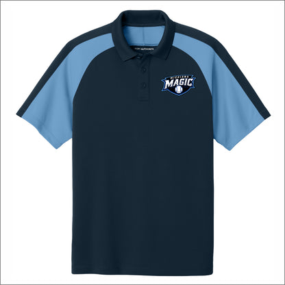 Michiana Magic Wearever Performance Pique Colorblock Polo