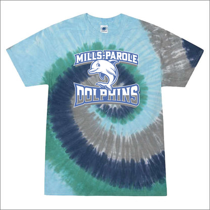 Mills-Parole Elem Multicolor Tie-Dye T-shirt - Des. A