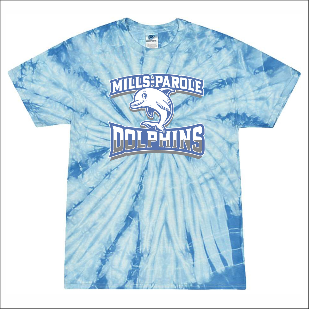 Mills-Parole Elem Multicolor Tie-Dye T-shirt - Des. A
