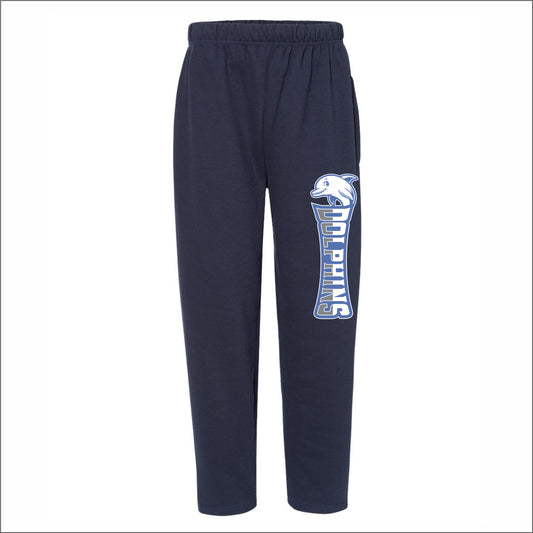 Mills-Parole Elem Open Bottom Sweatpants w/pockets