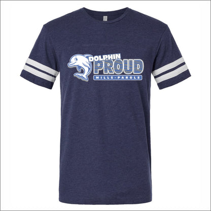 Mills-Parole Elem Vintage Football T-shirt - Des. B