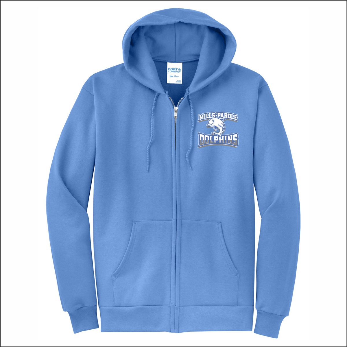 Mills-Parole Elem Full-Zip Hooded Sweatshirt
