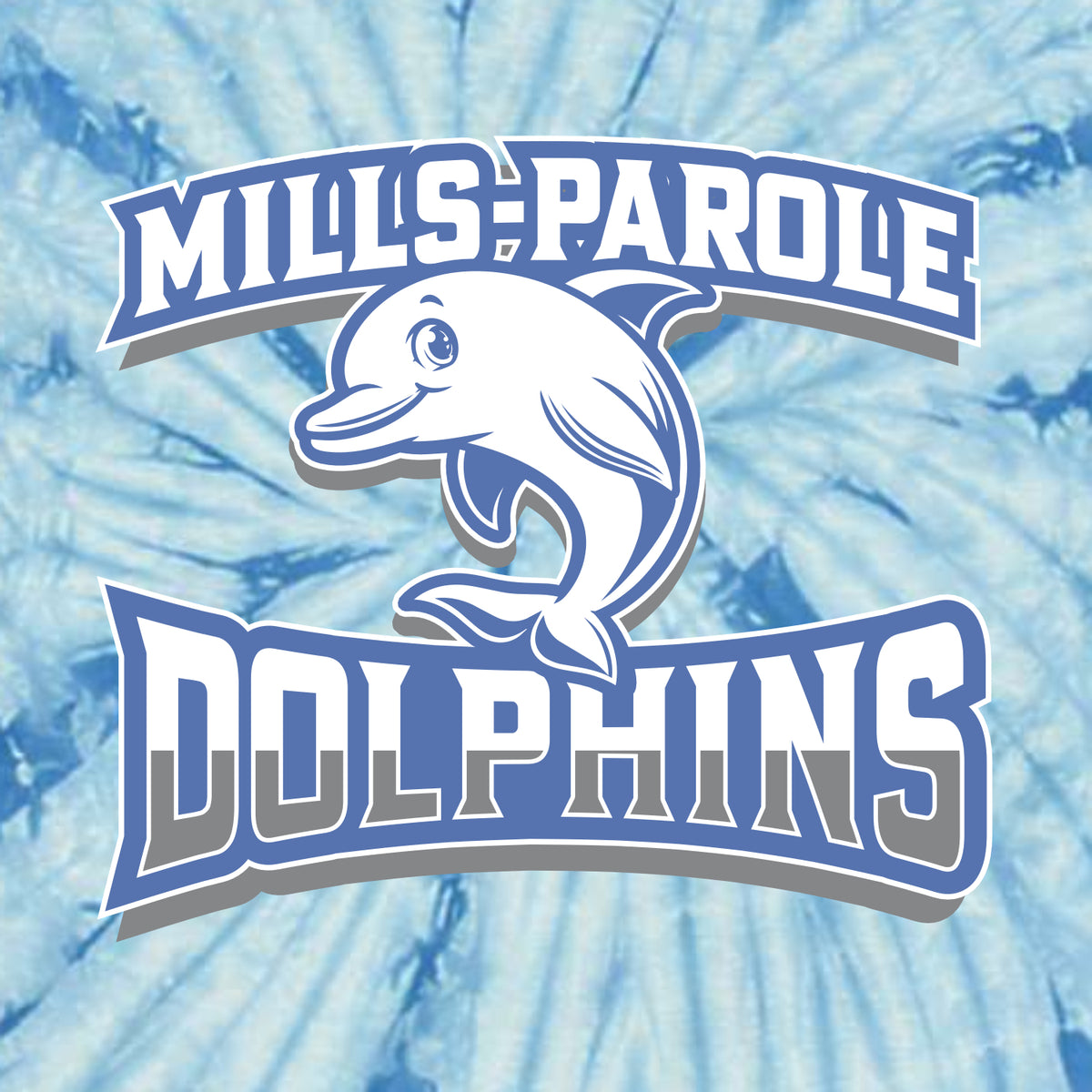 Mills-Parole Elem Multicolor Tie-Dye T-shirt - Des. A