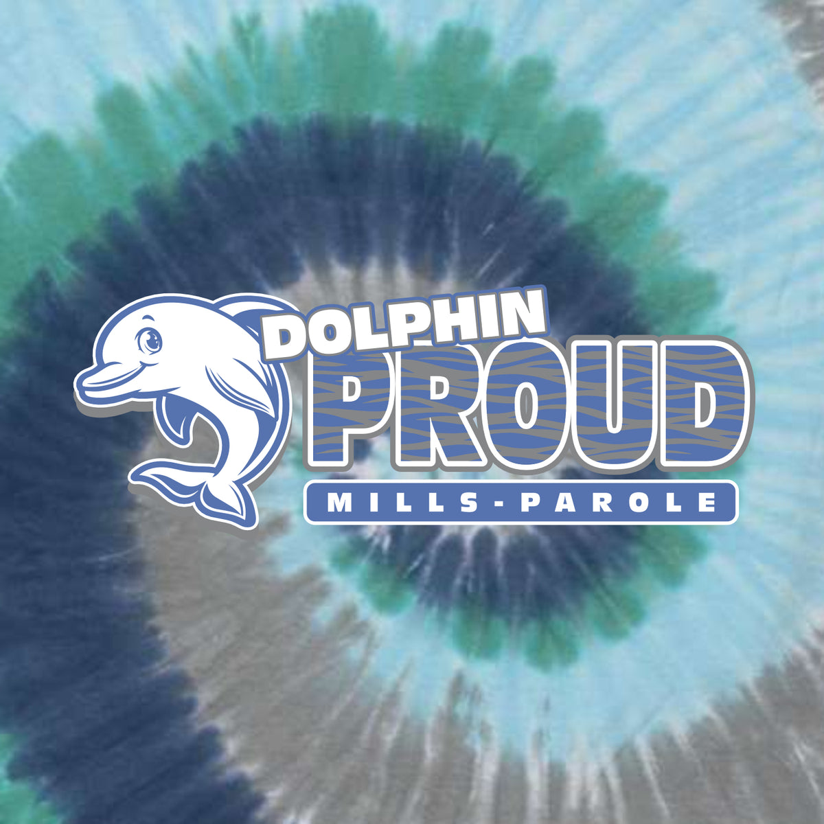 Mills-Parole Elem Multicolor Tie-Dye T-shirt - Des. B
