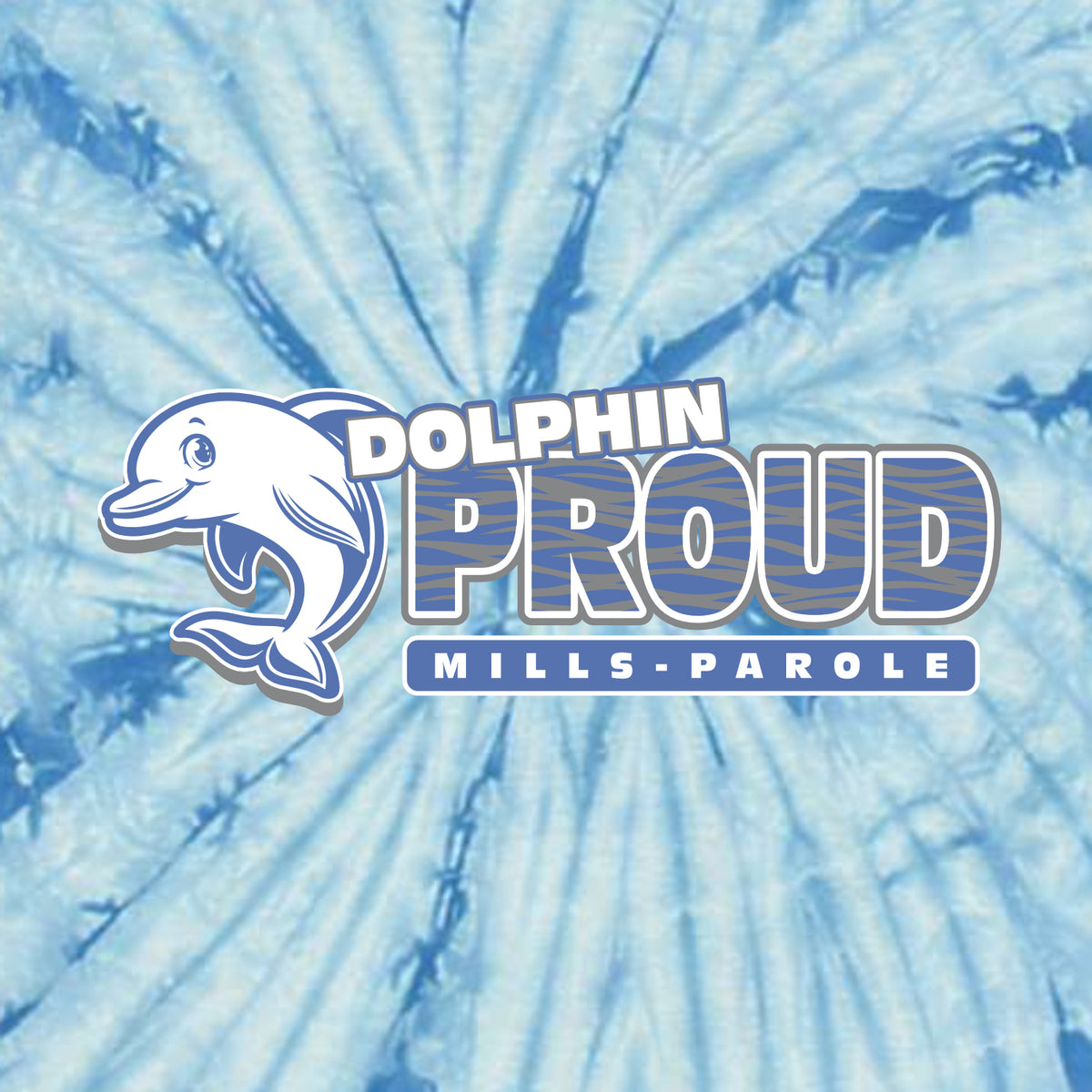 Mills-Parole Elem Multicolor Tie-Dye T-shirt - Des. B