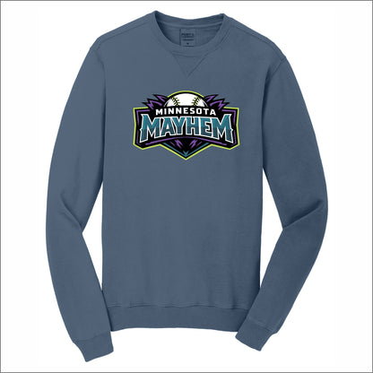 Minnesota Mayhem Beach Wash Garment Dyed Crewneck Sweatshirt