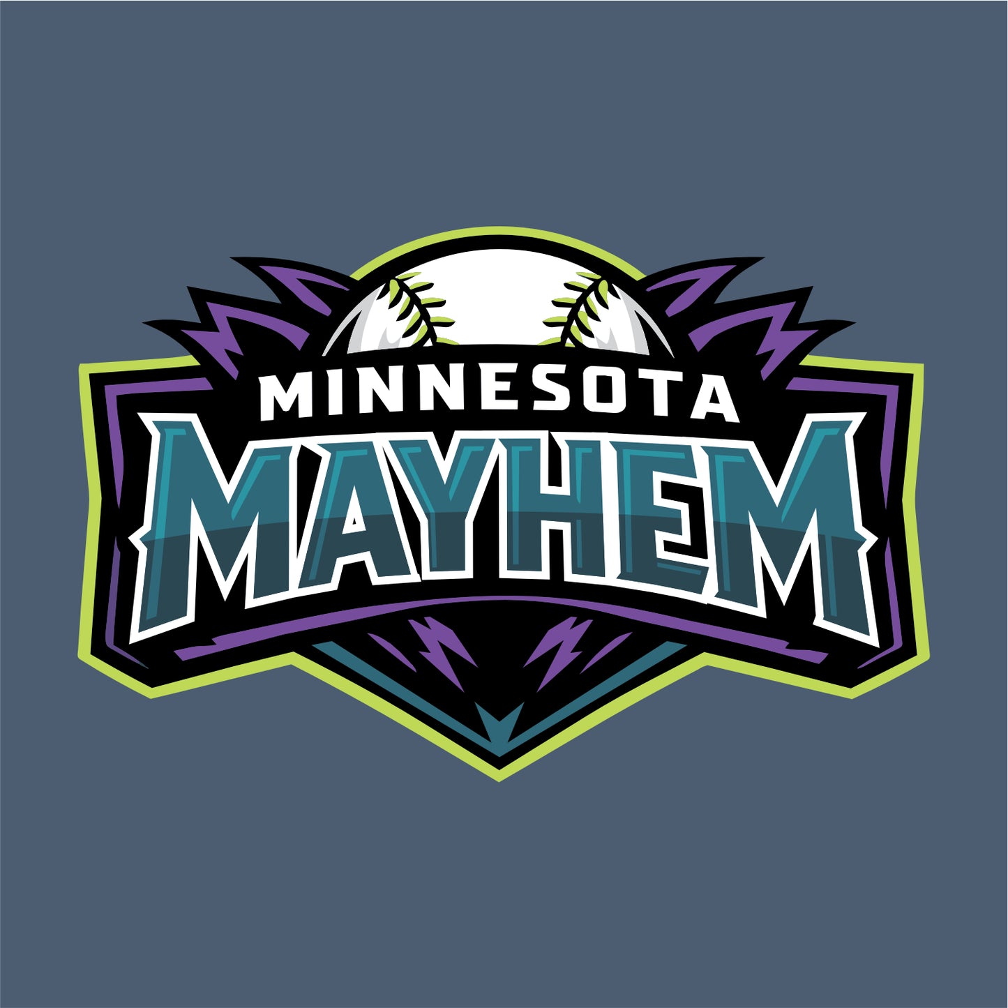 Minnesota Mayhem Beach Wash Garment Dyed Crewneck Sweatshirt