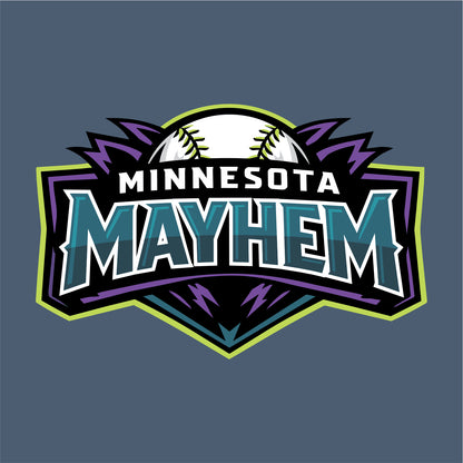 Minnesota Mayhem Beach Wash Garment Dyed Crewneck Sweatshirt