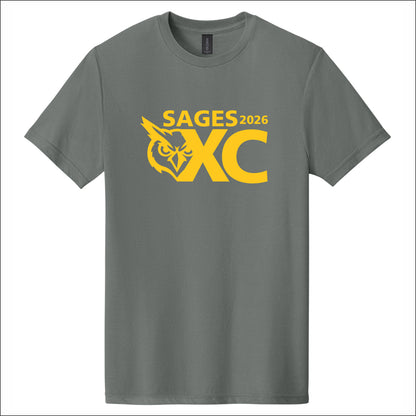 Monticello Cross Country Gildan Heathered Softstyle Short Sleeve T-shirt