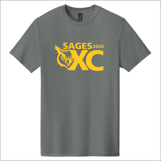 Monticello Cross Country Gildan Heathered Softstyle Short Sleeve T-shirt