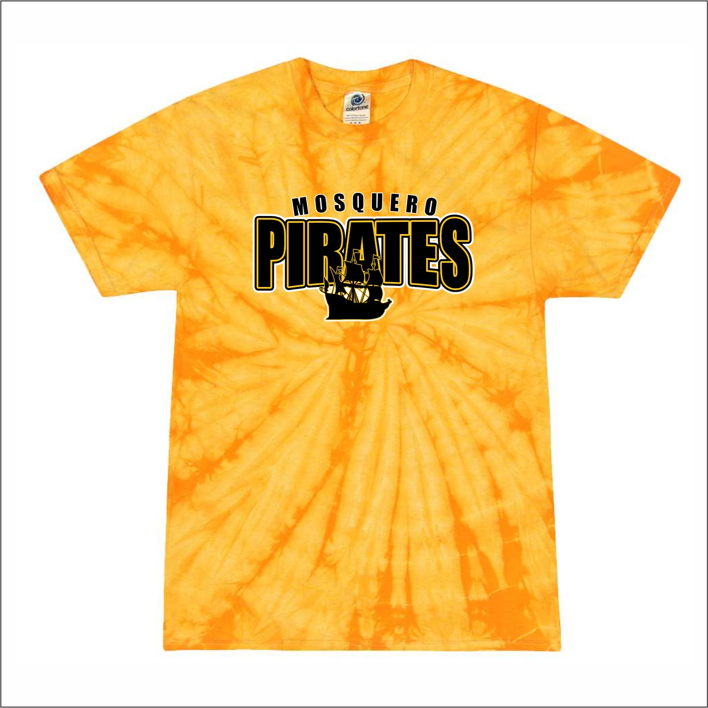 Mosquero Schools Tie-Dye T-shirt - Des. B