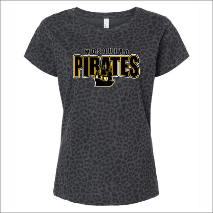 Mosquero Schools Ladies Fine Jersey T-shirt - Des. B