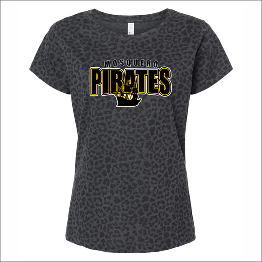 Mosquero Schools Ladies Fine Jersey T-shirt - Des. B