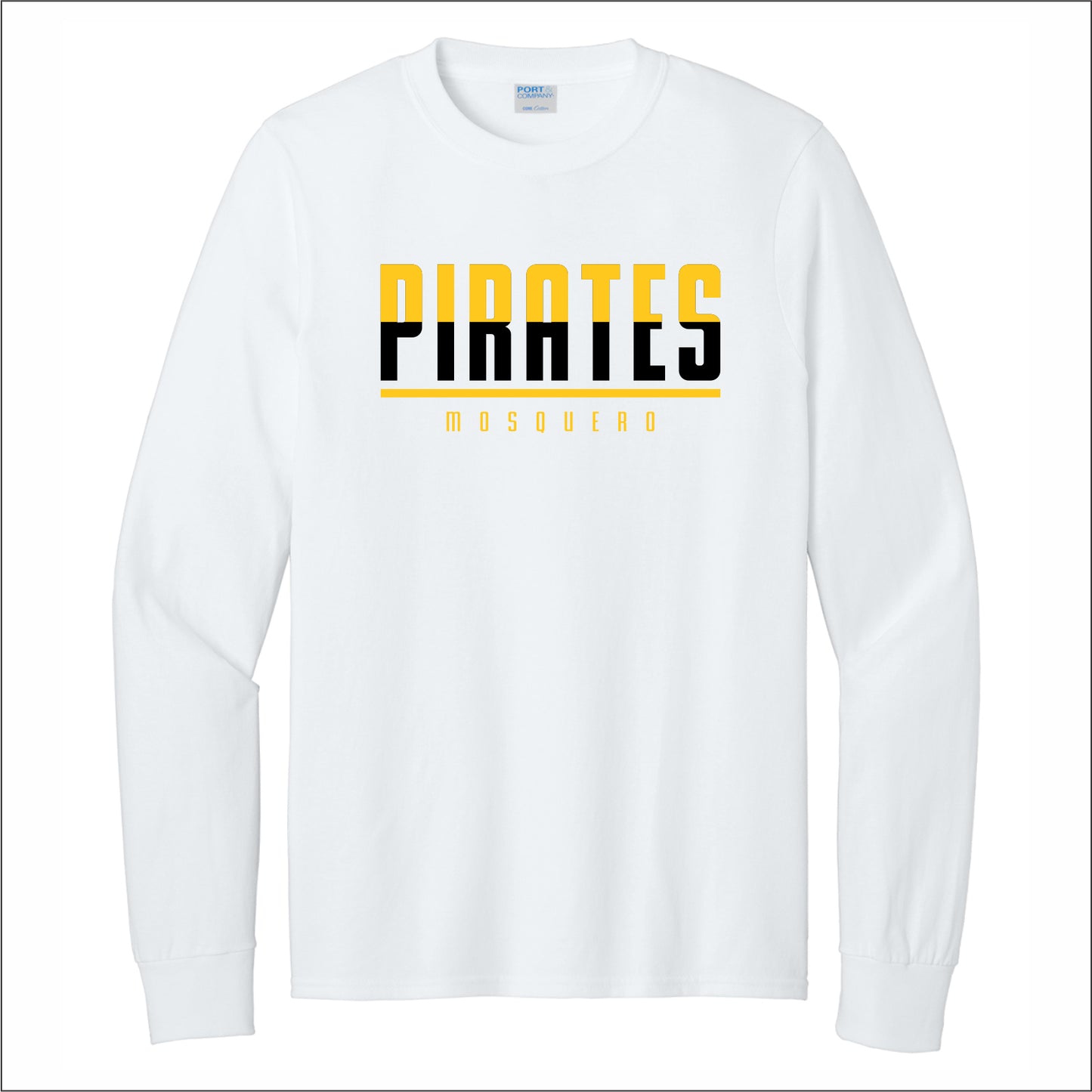 Mosquero Schools Long Sleeve T-shirt - Des. B
