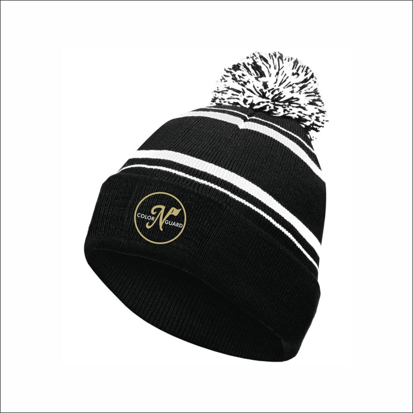 Normal Color Guard Homecoming Knit Pom Beanie